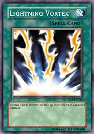 Lightning Vortex (YSDJ-EN029) - Starter Deck: Jaden Yuki 1st Edition