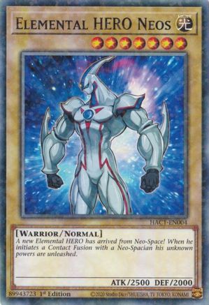 Elemental HERO Neos (Duel Terminal) (HAC1-EN004) - Hidden Arsenal: Chapter 1 1st Edition