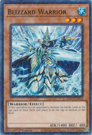 Blizzard Warrior (Duel Terminal) (HAC1-EN030) - Hidden Arsenal: Chapter 1 1st Edition