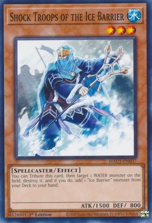 Shock Troops of the Ice Barrier (HAC1-EN037) - Hidden Arsenal: Chapter 1 1st Edition