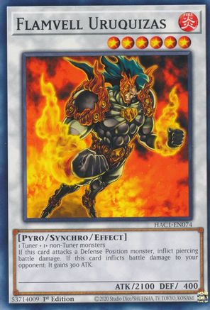 Flamvell Uruquizas (HAC1-EN074) - Hidden Arsenal: Chapter 1 1st Edition