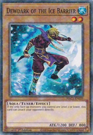 Dewdark of the Ice Barrier (Duel Terminal) (HAC1-EN039) - Hidden Arsenal: Chapter 1 1st Edition