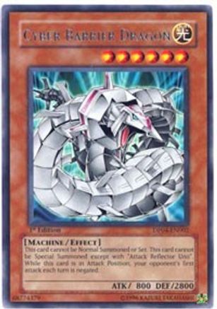 Cyber Barrier Dragon (DP04-EN002) - Duelist Pack 4: Zane Truesdale 1st Edition