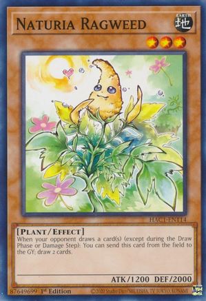 Naturia Ragweed (HAC1-EN114) - Hidden Arsenal: Chapter 1 1st Edition