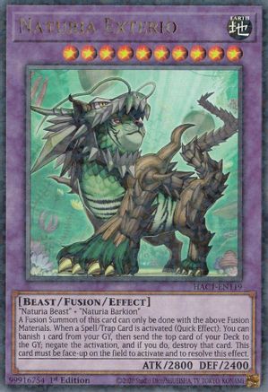 Naturia Exterio (Duel Terminal) (HAC1-EN119) - Hidden Arsenal: Chapter 1 1st Edition