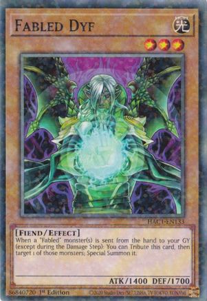 Fabled Dyf (Duel Terminal) (HAC1-EN133) - Hidden Arsenal: Chapter 1 1st Edition