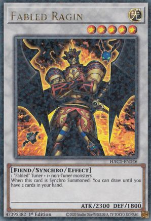Fabled Ragin (Duel Terminal) (HAC1-EN146) - Hidden Arsenal: Chapter 1 1st Edition