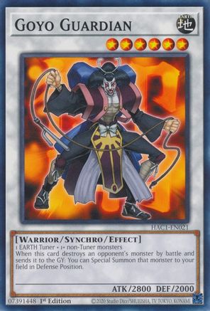Goyo Guardian (HAC1-EN021) - Hidden Arsenal: Chapter 1 1st Edition