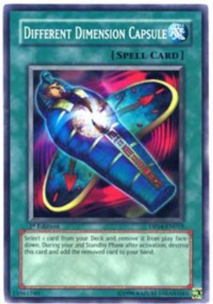 Different Dimension Capsule (DP04-EN019) - Duelist Pack 4: Zane Truesdale 1st Edition