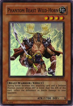 Phantom Beast Wild-Horn (GX02-EN002) - GX Tag Force Promo Limited