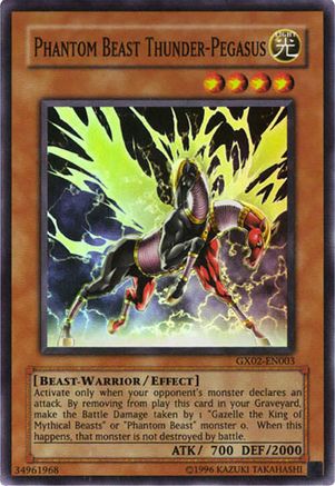 Phantom Beast Thunder-Pegasus (GX02-EN003) - GX Tag Force Promo Limited