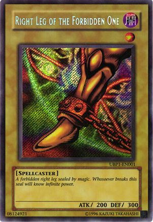 Right Leg of the Forbidden One (UBP1-EN001) - GX Ultimate Beginner's Pack 1 Limited
