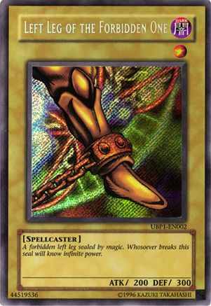 Left Leg of the Forbidden One (UBP1-EN002) - GX Ultimate Beginner's Pack 1 Limited