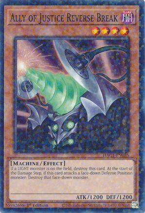 Ally of Justice Reverse Break (Duel Terminal) (HAC1-EN085) - Hidden Arsenal: Chapter 1 1st Edition