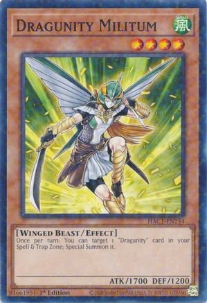 Dragunity Militum (Duel Terminal) (HAC1-EN154) - Hidden Arsenal: Chapter 1 1st Edition