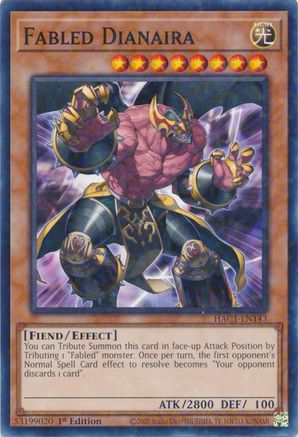 Fabled Dianaira (Duel Terminal) (HAC1-EN143) - Hidden Arsenal: Chapter 1 1st Edition