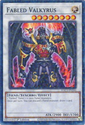 Fabled Valkyrus (Duel Terminal) (HAC1-EN144) - Hidden Arsenal: Chapter 1 1st Edition