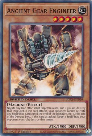 Ancient Gear Engineer (SGX1-END09) - Speed Duel GX: Duel Academy Box 1st Edition