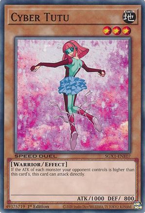 Cyber Tutu (SGX1-ENE07) - Speed Duel GX: Duel Academy Box 1st Edition