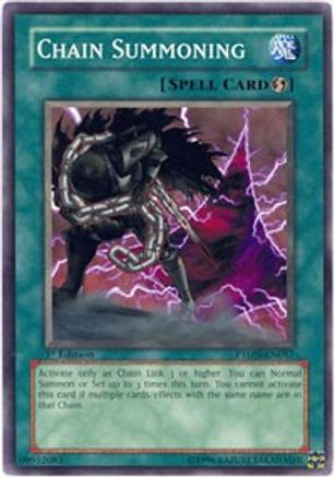 Chain Summoning (PTDN-EN057) - Phantom Darkness 1st Edition
