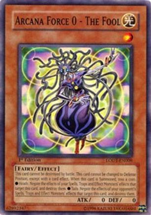 Arcana Force 0 - The Fool (LODT-EN008) - Light of Destruction 1st Edition