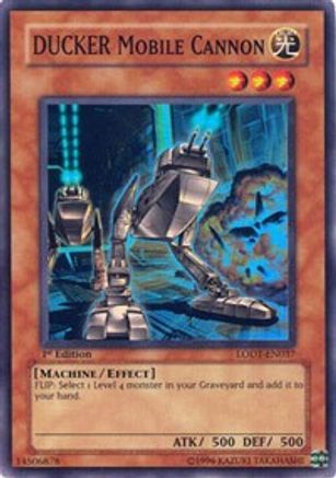 DUCKER Mobile Cannon (LODT-EN037) - Light of Destruction 1st Edition
