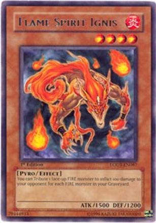 Flame Spirit Ignis (LODT-EN087) - Light of Destruction Unlimited