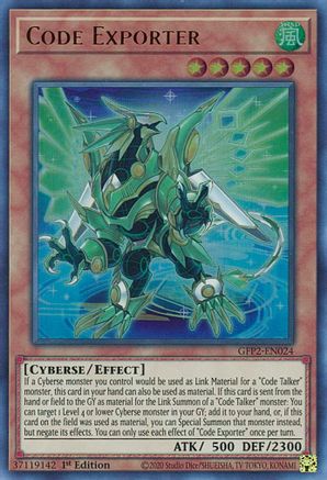 Code Exporter (GFP2-EN024) - Ghosts From the Past: The 2nd Haunting 1st Edition