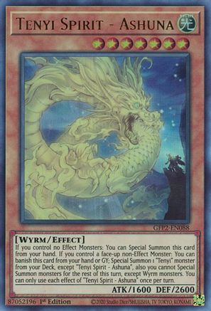 Tenyi Spirit - Ashuna (GFP2-EN088) - Ghosts From the Past: The 2nd Haunting 1st Edition