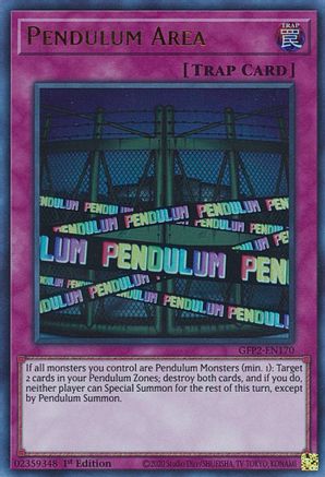 Pendulum Area (GFP2-EN170) - Ghosts From the Past: The 2nd Haunting 1st Edition