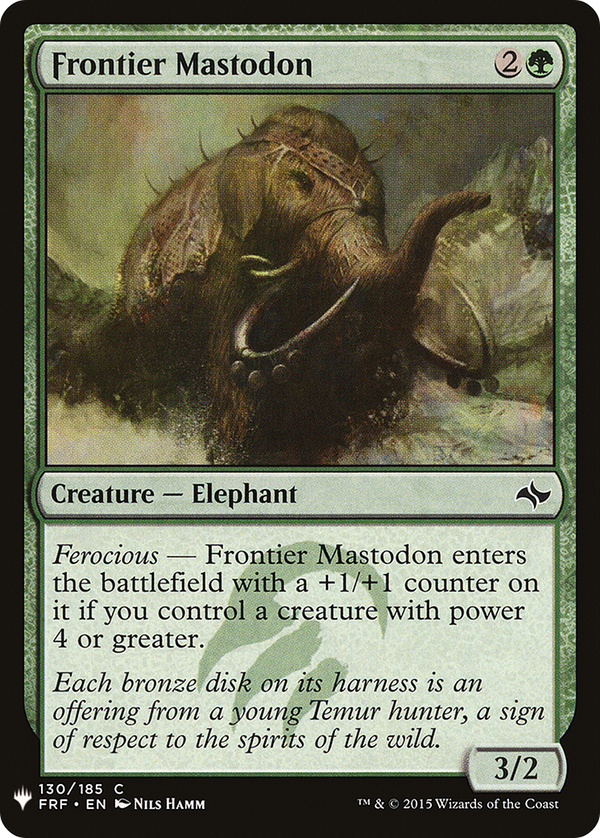 Frontier Mastodon [Mystery Booster]