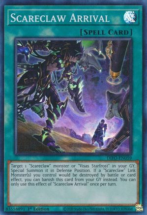 Scareclaw Arrival (DIFO-EN059) - Dimension Force 1st Edition