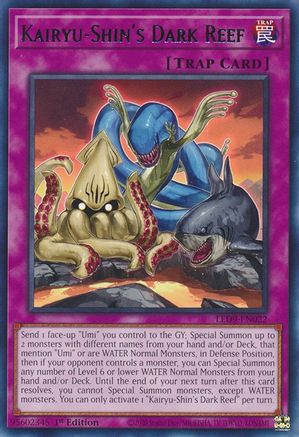 Kairyu-Shin's Dark Reef (LED9-EN022) - Legendary Duelists: Duels From the Deep 1st Edition