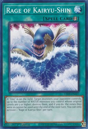 Rage of Kairyu-Shin (LED9-EN027) - Legendary Duelists: Duels From the Deep 1st Edition