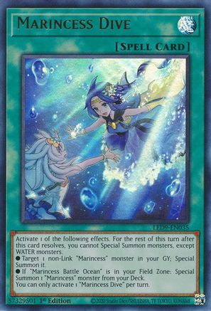 Marincess Dive (LED9-EN035) - Legendary Duelists: Duels From the Deep 1st Edition