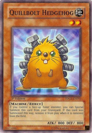 Quillbolt Hedgehog (TDGS-EN003) - The Duelist Genesis 1st Edition