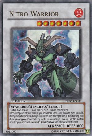 Nitro Warrior (TDGS-EN039) - The Duelist Genesis 1st Edition
