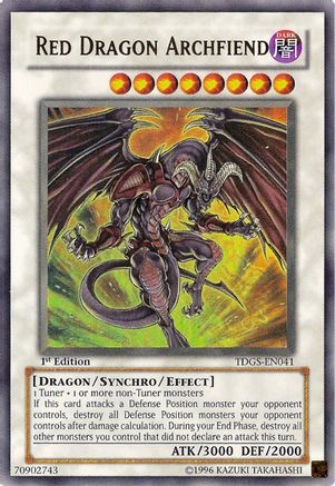 Red Dragon Archfiend (TDGS-EN041) - The Duelist Genesis 1st Edition