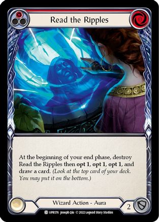 Read the Ripples (Red) [UPR176] (Uprising)  Rainbow Foil