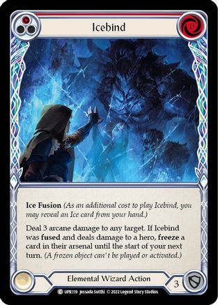 Icebind (Red) [UPR119] (Uprising)  Rainbow Foil