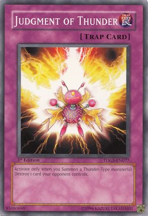 Judgment of Thunder (TDGS-EN077) - The Duelist Genesis 1st Edition