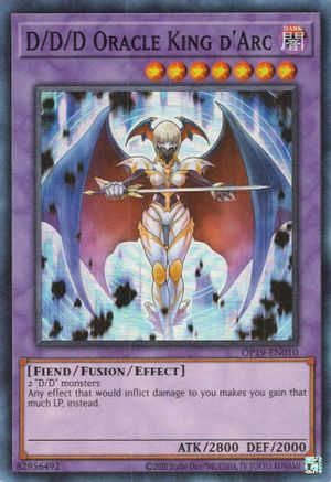 D/D/D Oracle King d'Arc (OP19-EN010) - OTS Tournament Pack 19 Unlimited