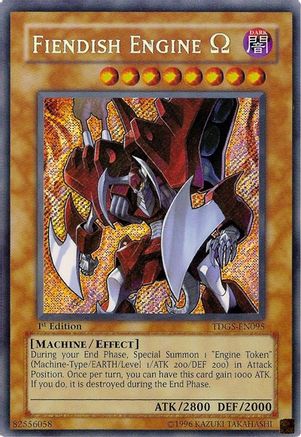 Fiendish Engine Omega (TDGS-EN095) - The Duelist Genesis 1st Edition