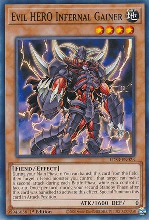 Evil HERO Infernal Gainer (LDS3-EN023) - Legendary Duelists: Season 3 1st Edition