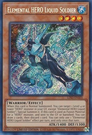 Elemental HERO Liquid Soldier (LDS3-EN103) - Legendary Duelists: Season 3 Limited