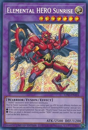 Elemental HERO Sunrise (LDS3-EN104) - Legendary Duelists: Season 3 Limited