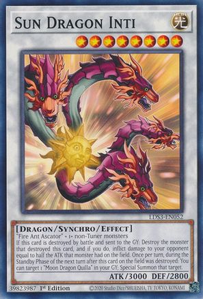 Sun Dragon Inti (LDS3-EN052) - Legendary Duelists: Season 3 1st Edition