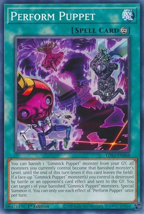 Perform Puppet (LDS3-EN068) - Legendary Duelists: Season 3 1st Edition