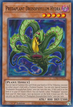 Predaplant Drosophyllum Hydra (LDS3-EN070) - Legendary Duelists: Season 3 1st Edition
