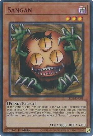 Sangan (Red) (LDS3-EN001) - Legendary Duelists: Season 3 1st Edition